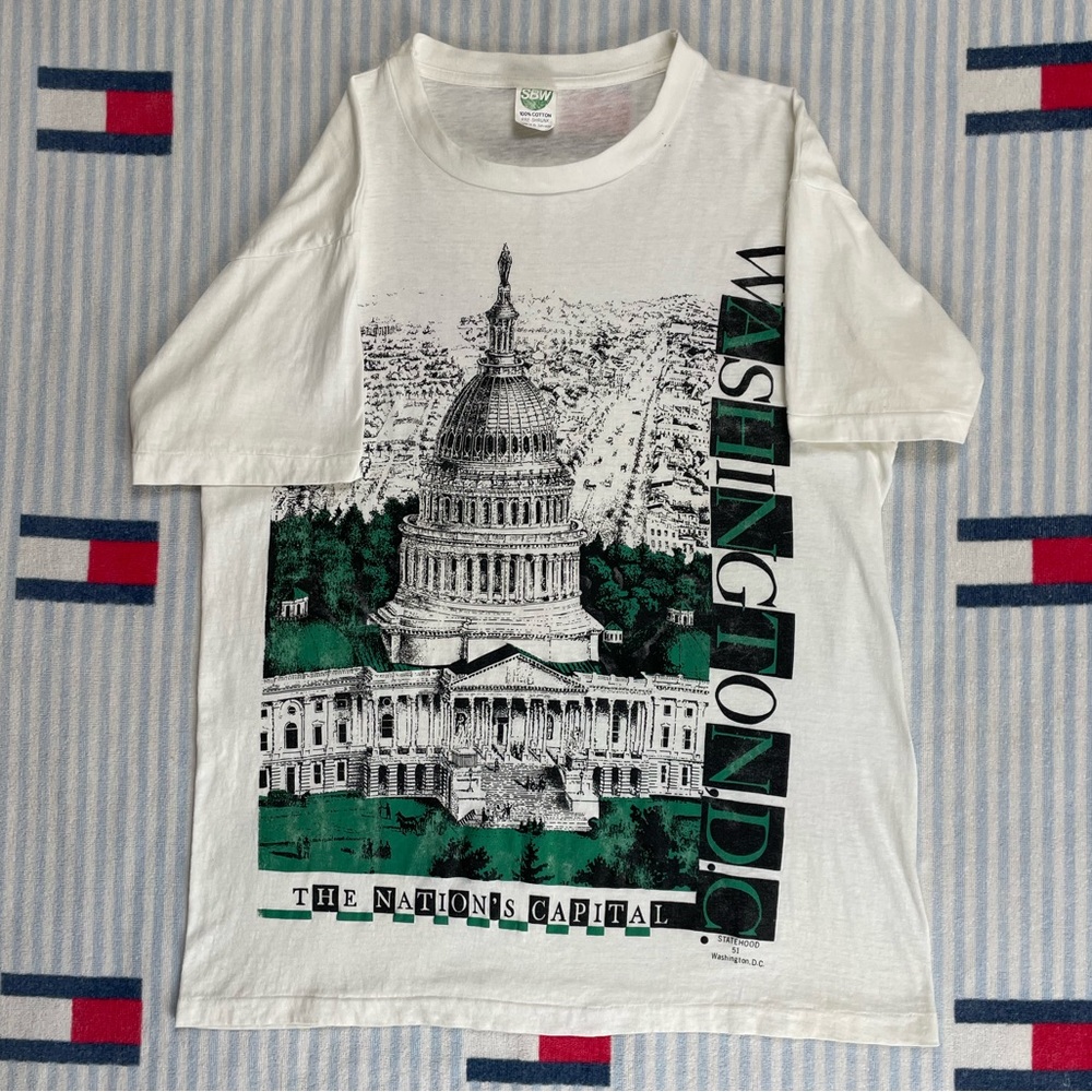 Vintage Washington DC tourist Nations Capital short sleeve tee shirt